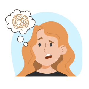 Stress and emotional wellness illustration